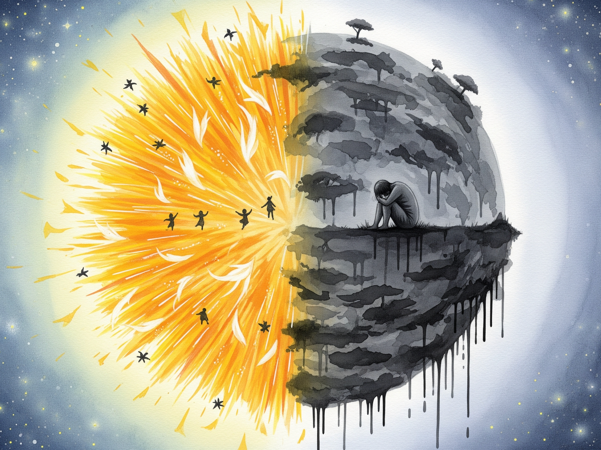 Je vois la vie en Bicolore